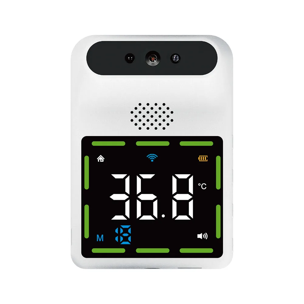 

Цифровой Бесконтактный инфракрасный термометр, совместимый с Bluetooth, настенный комнатный и уличный ИК-пирометр с ЖК-экраном