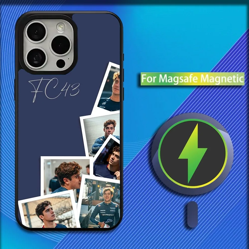 Rider F-Franco Colapinto Phone Case For iPhone 16 15 14 13 12 11 Plus Pro Max Mini Magsafe Magnetic Wireless Charging