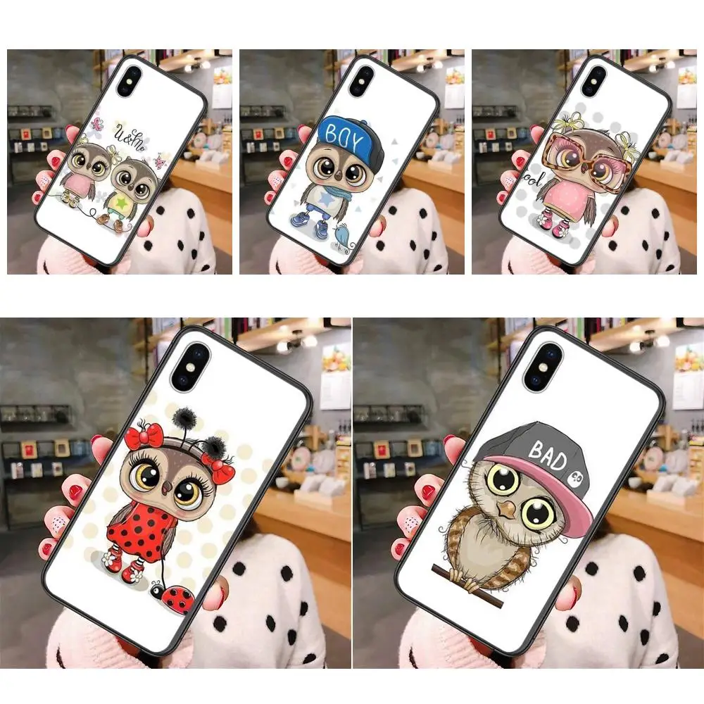 Детские милые Мультяшные конфеты в виде совы для Huawei nova 9 8i 8 7 7i 2s 3 3e 3I 4 4E 5 5i 5T 5z 6 Pro Se