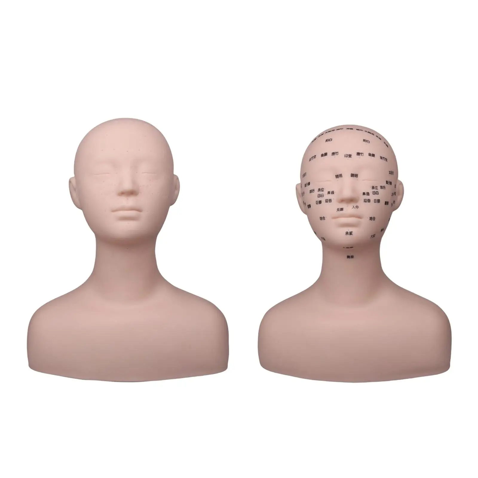 

Practice Training Mannequin Washable Elastic for Cosmetology Home Beginners
