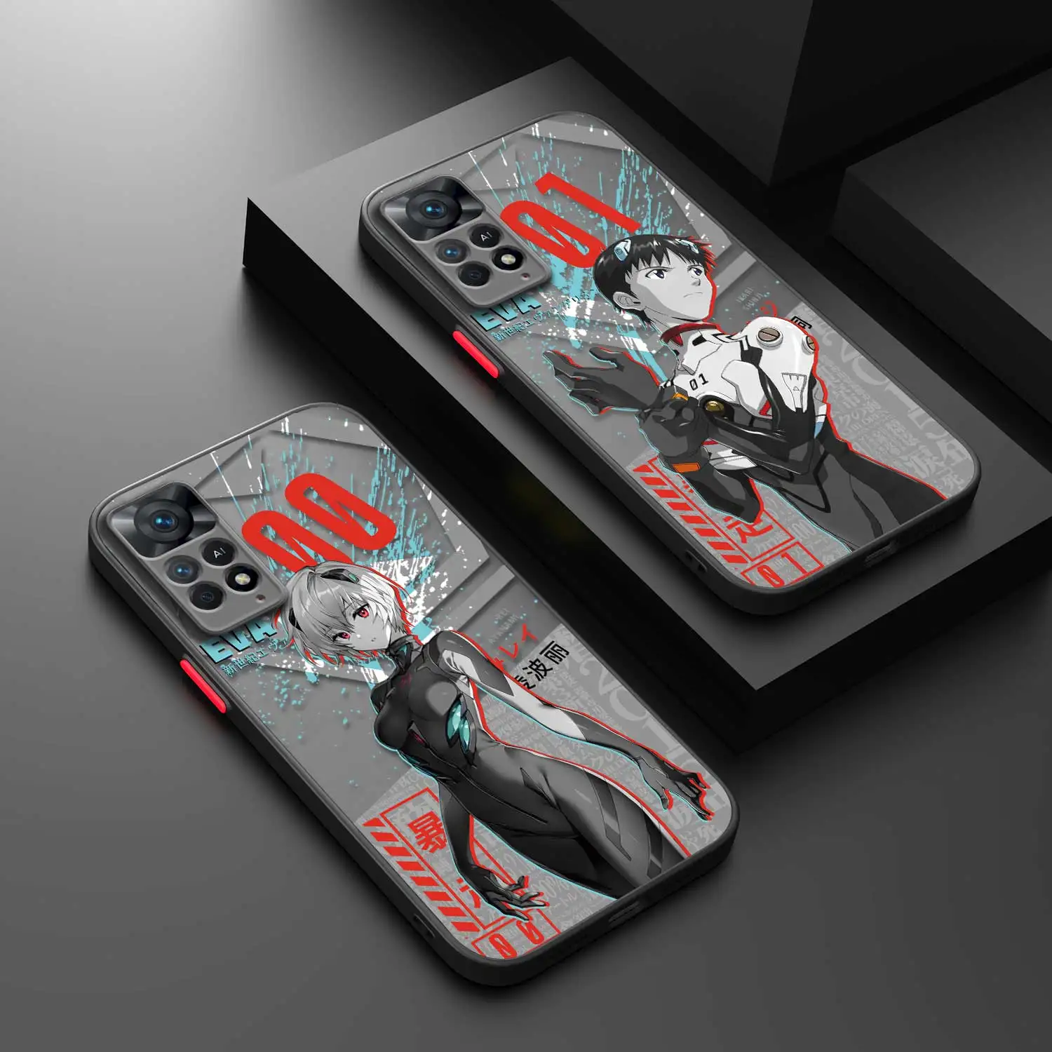 Полузавернутый чехол MINISO Matte Skin Feel для Xiaomi Redmi Note совместимый с несколькими