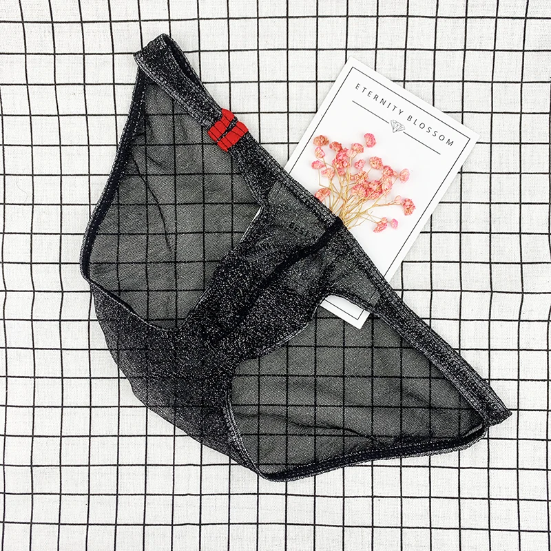 Мужское сексуальное прозрачное нижнее белье искушение модное с низкой талией