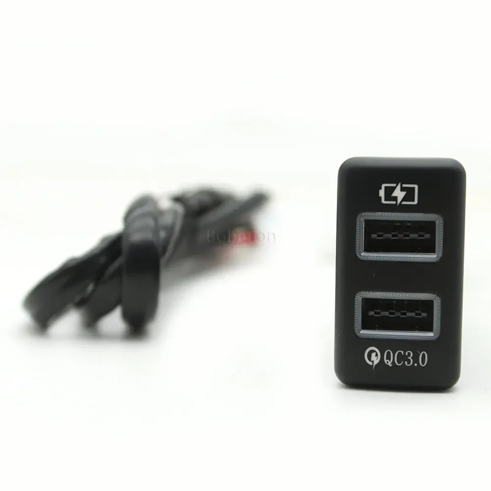 

1 шт., автомобильное зарядное устройство с двумя USB-портами для Toyota FJ Cruiser Prado 120 REIZ 03-09