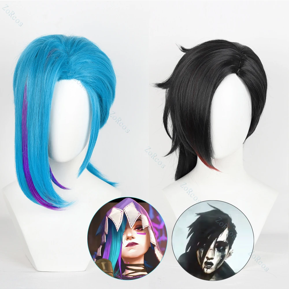 Парик для косплея Vi Jinx