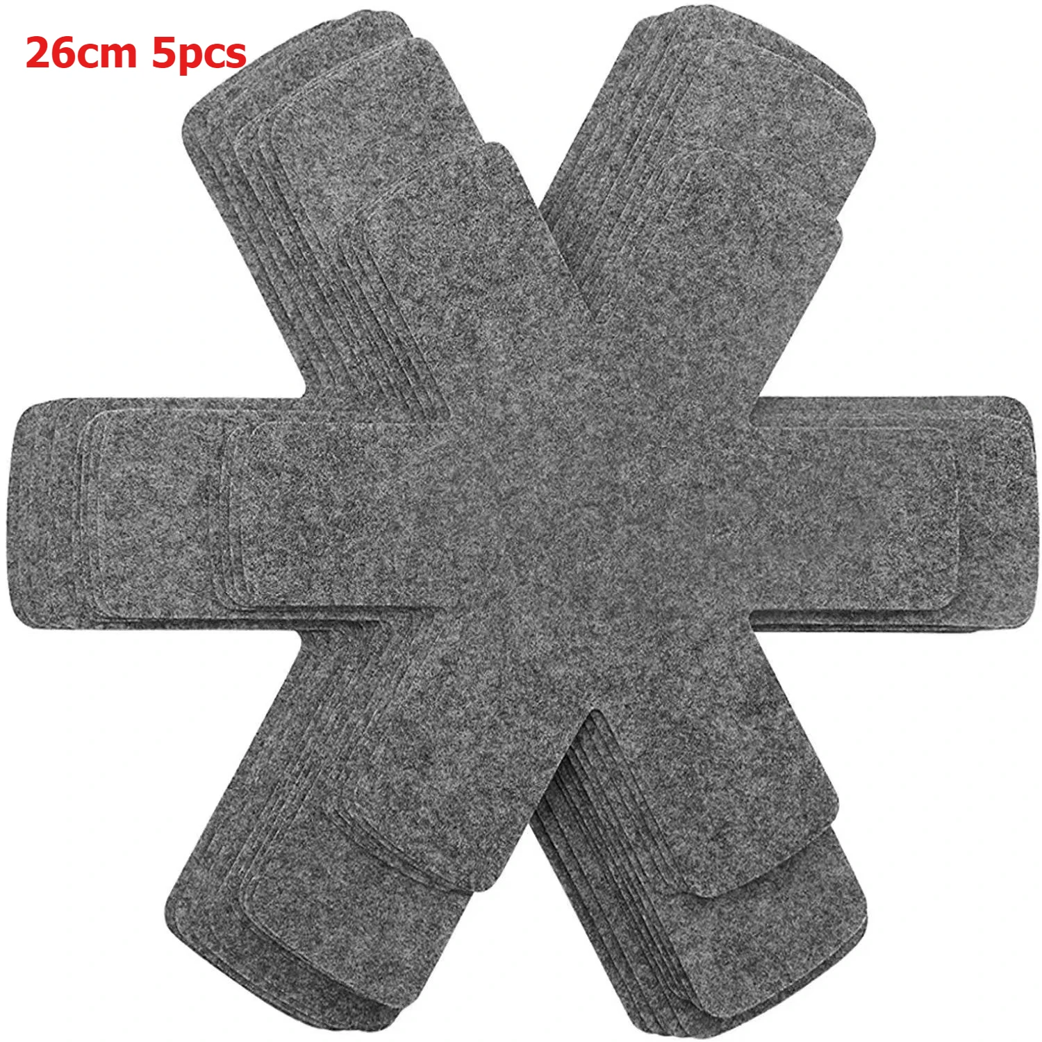 

Серые термостойкие фетровые накладки для кастрюли