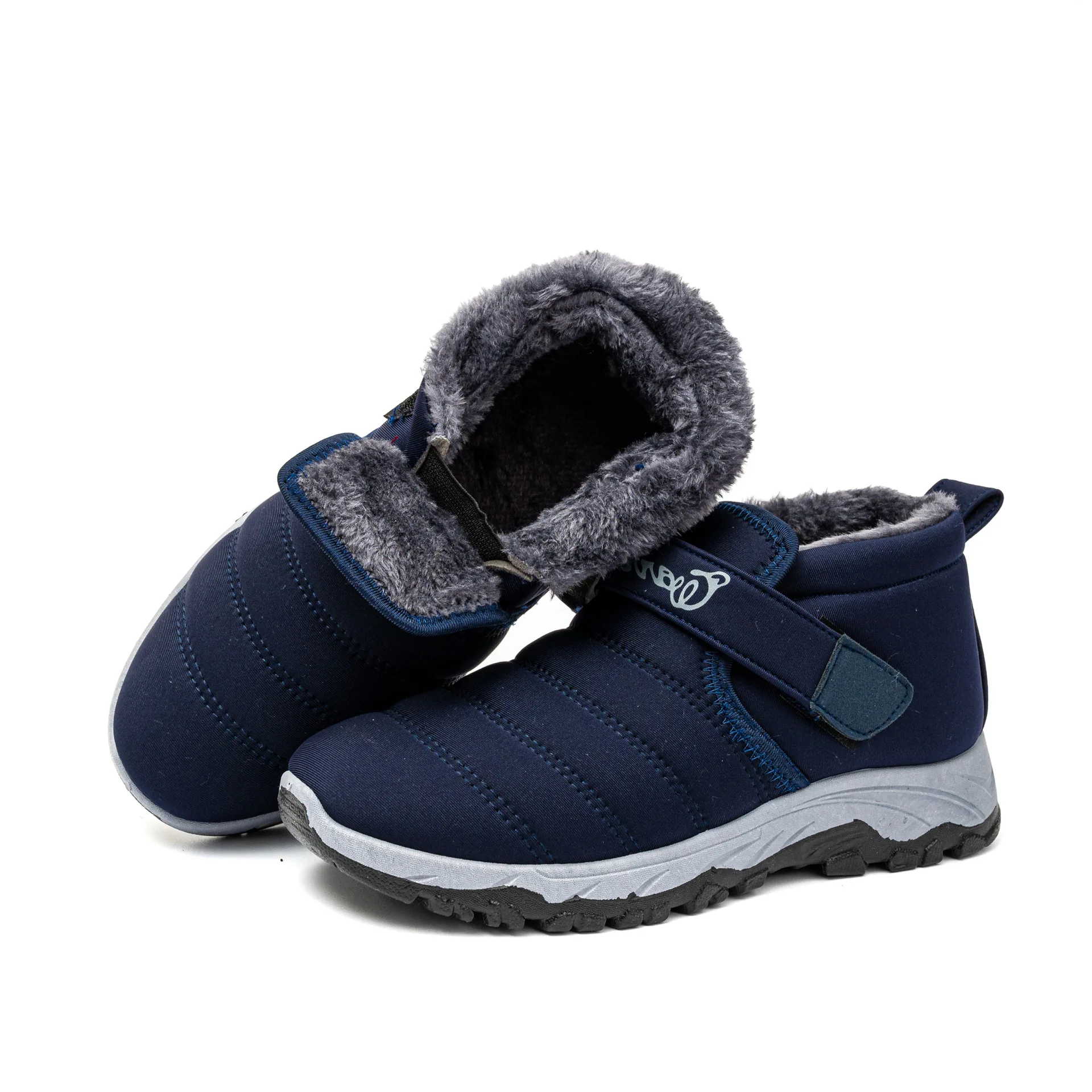

Waterpoof Snow Boots Women Boots Ultralight Winter Shoes Women Ankle Botas Mujer Female Slip On Flat Casual Shoes Plush Footwear