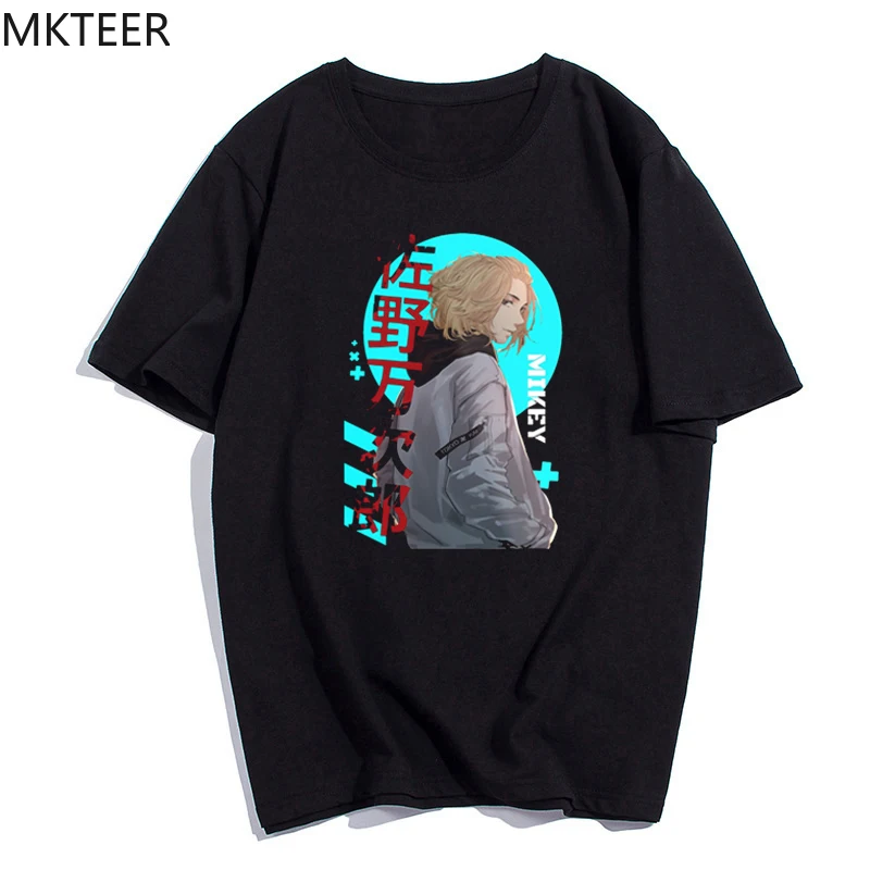 

Tokyo Avengers Trendy Men's T-Shirt Tops Plus Size Casual Trendy Harajuku Streetwear Cotton Cozy Summer Round T-Shirt Shirts