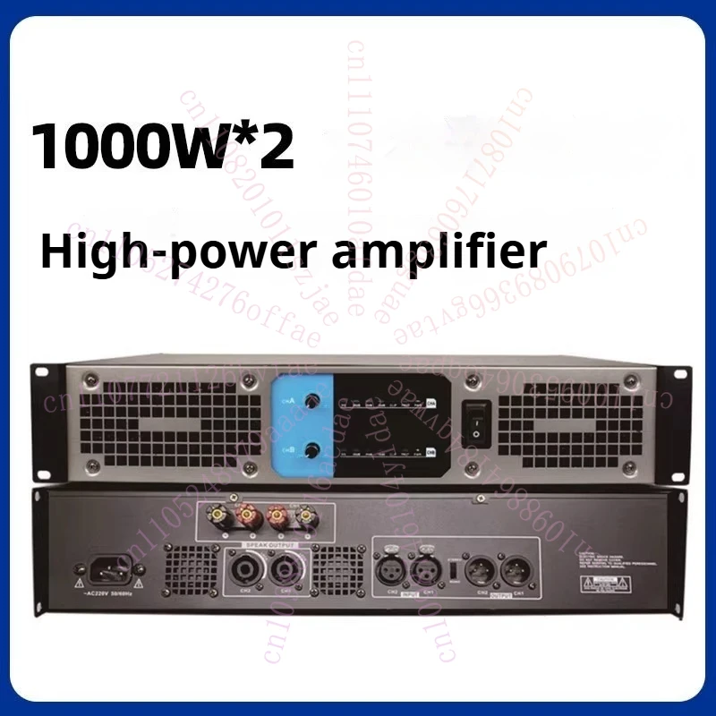 Фото Цифровой усилитель мощности CA Dual Audio 1000 Вт при 8 Ом (2x4) для конференций, домашнего караоке и сценических выступлений №5
