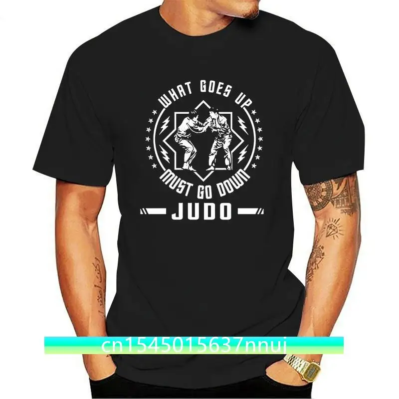 

fashion Judo t-shirt for men and women Comfortable Anti-Wrinkle Letter mens tee t shirts round Neck Pattern