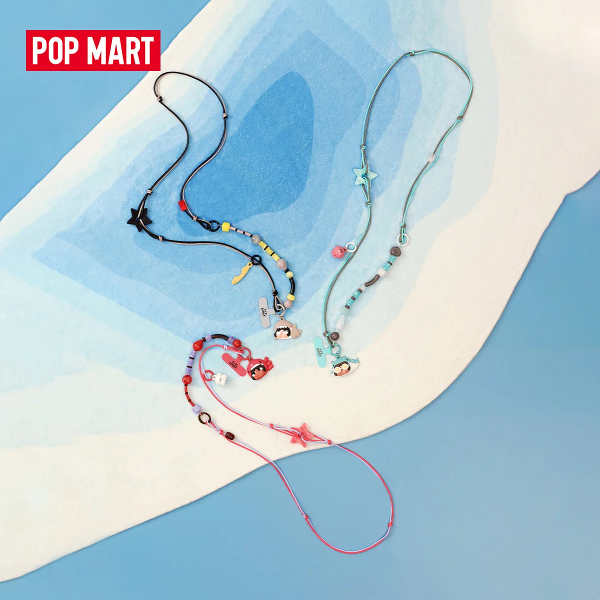 Фото 【EU EXCLD】POP MART CRYBABY Cry Me an Ocean Series 3-в-1 Съемный брелок для телефона, слепая коробка, 1/6 шт., POPMART, милая игрушка, таинственная коробка №1