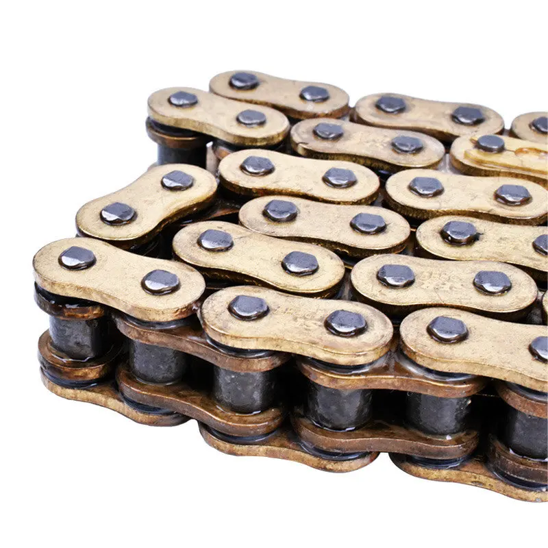 428HO 120L 120 звеньев 428HV 428HX 428 HO HX Золотая цепь передачи мотоцикла для Suzuki GP100 GP100C GP 100