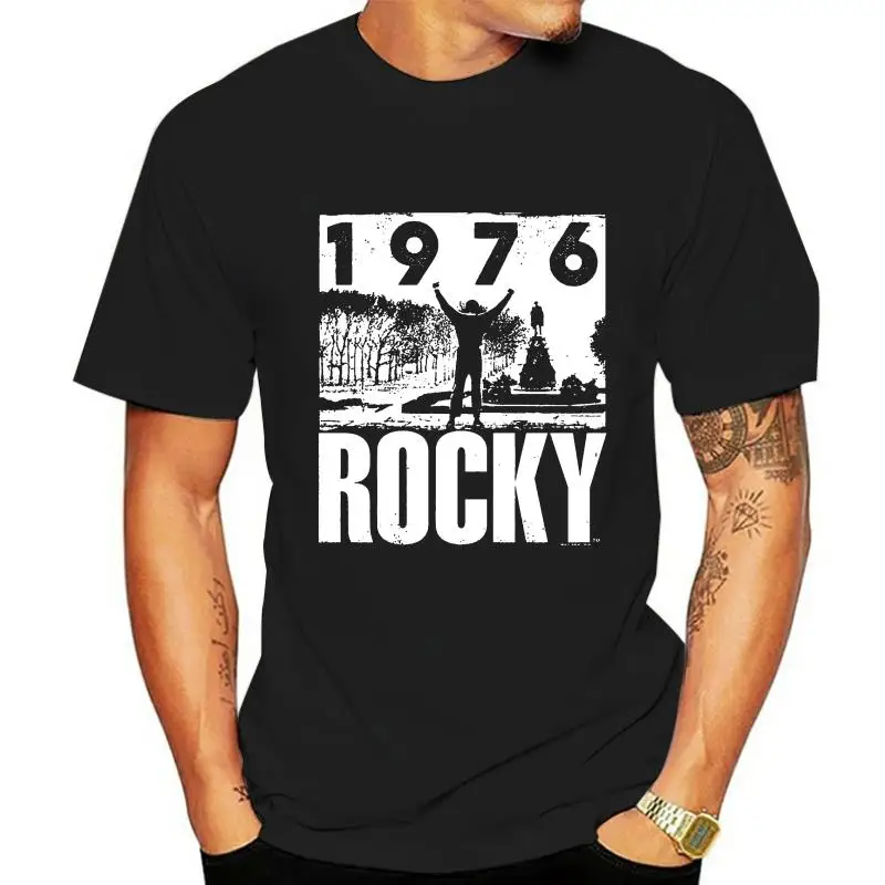 

Футболка с изображением Рокки Бальбоа New Black Rocky 1976 100% хлопок SM - 5XL бокс