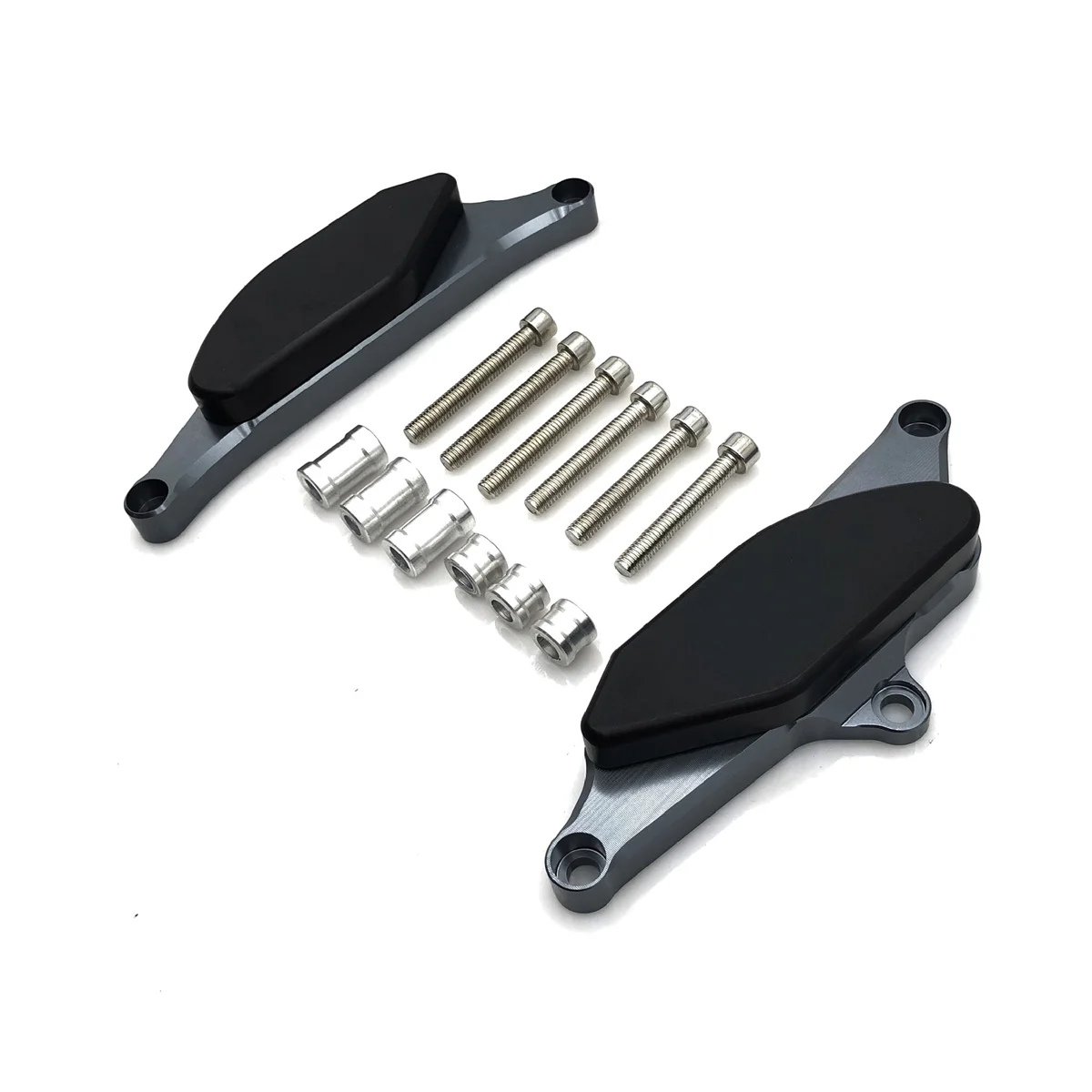 

Left & Right for YAMAHA VMAX 1700 09-18 Engine Frame Sliders Grey