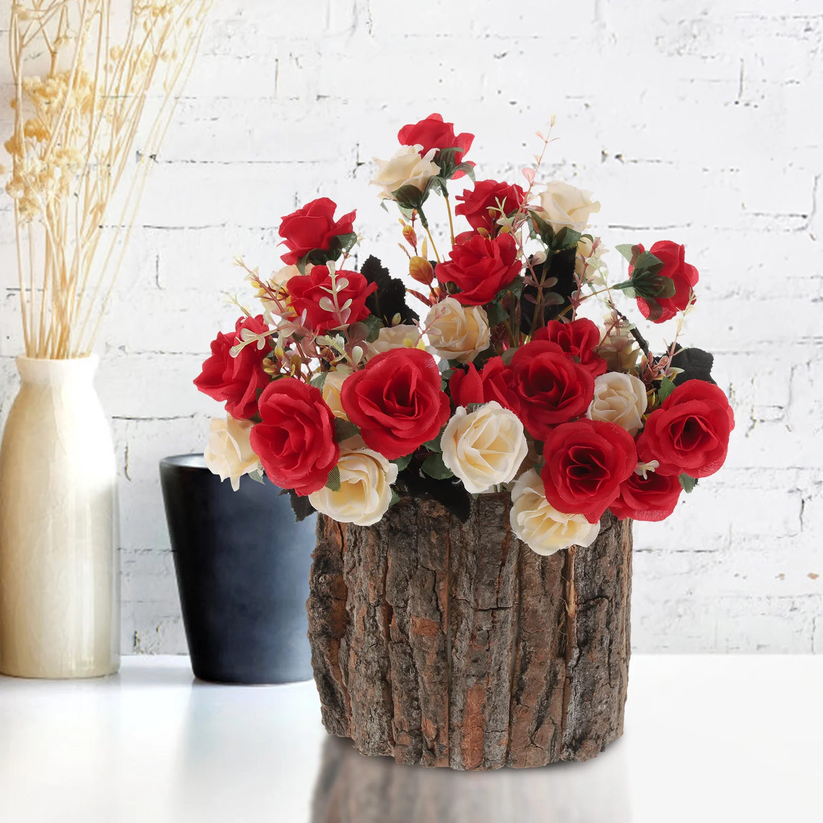 Комнатное растение пасторальный цветочный ящик деревенский кашпо деревянный