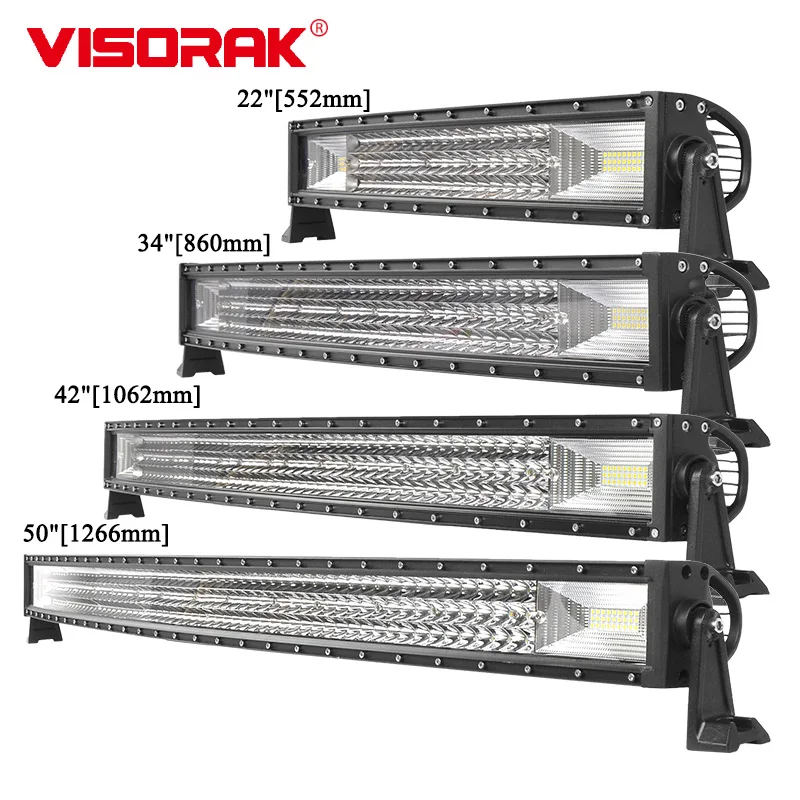 

VISORAK 12 В 24 В 6D внедорожник изогнутый СВЕТОДИОДНЫЙ светильник свет бар для трактора грузовика 4x4 ATV Jeep Toyota Nissan Ford Hummer Volvo грузовик Лада нива