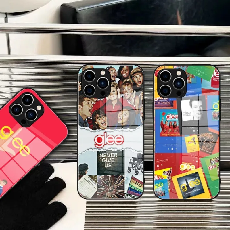 Чехол для телефона Glee tv show, закаленное стекло для IPhone 14 13 11 12 Pro 8 7 Plus X 13 Pro MAX XR XS MINI, чехлы
