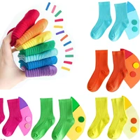 spring new candy colors baby knee high socks girls boys toddler bows infant cute sock fit 0 12 years wholesale15pairs30pcs