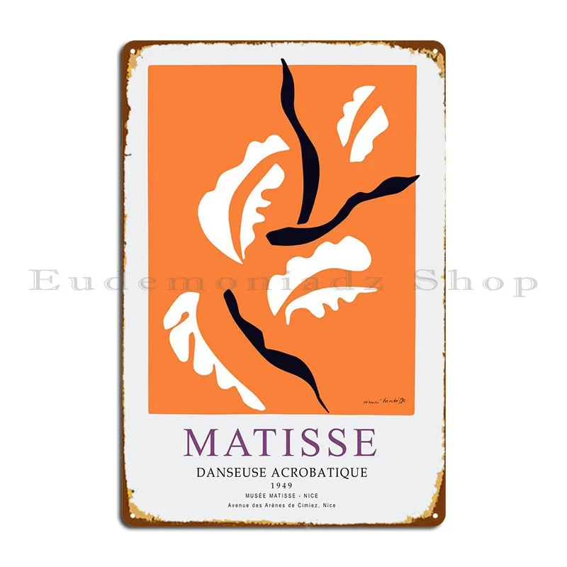 

Matisse акробатика 1949 металлический знак кухня ретро печать кино персонализированный жестяной знак постер