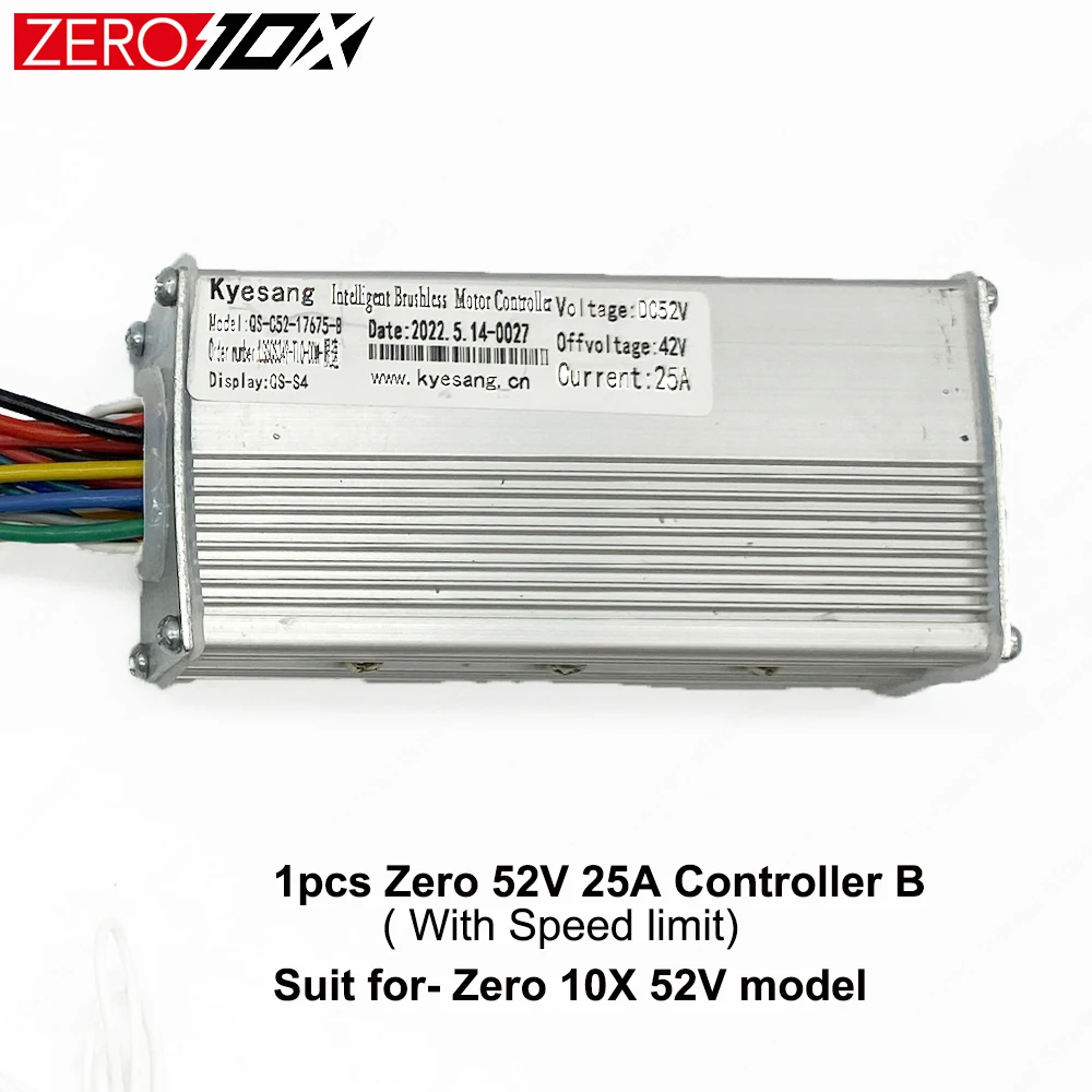 Оригинальный электрический скутер Zero 10X 52 В 25 А контроллер ограничения скорости