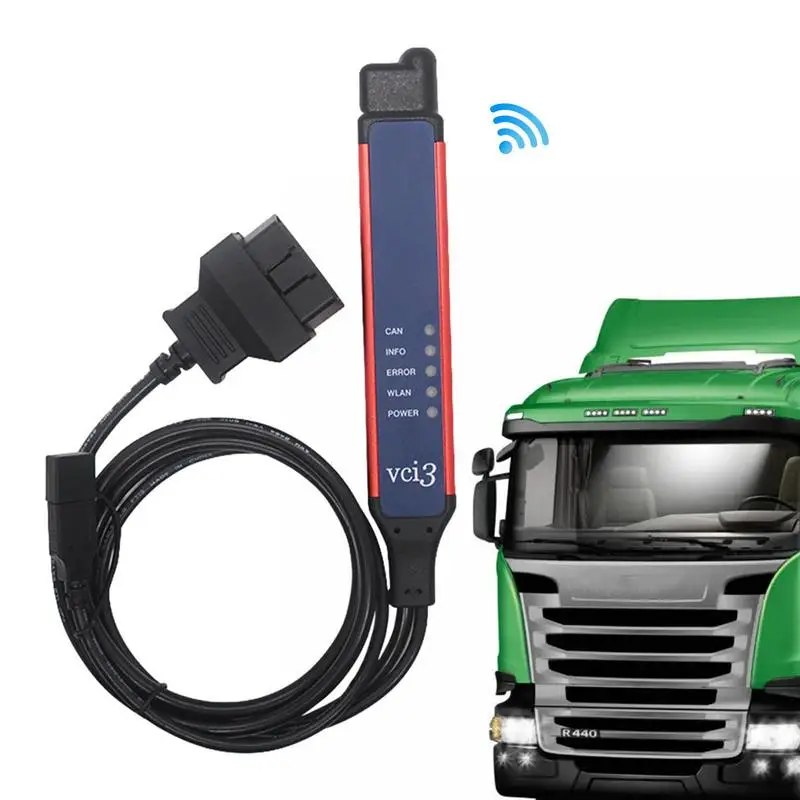 Truck Detector Durable Precise Diagnostic Instrument Tool For Scania VCI-3 VCI3 Can Support Multiple Languages Truck Tester