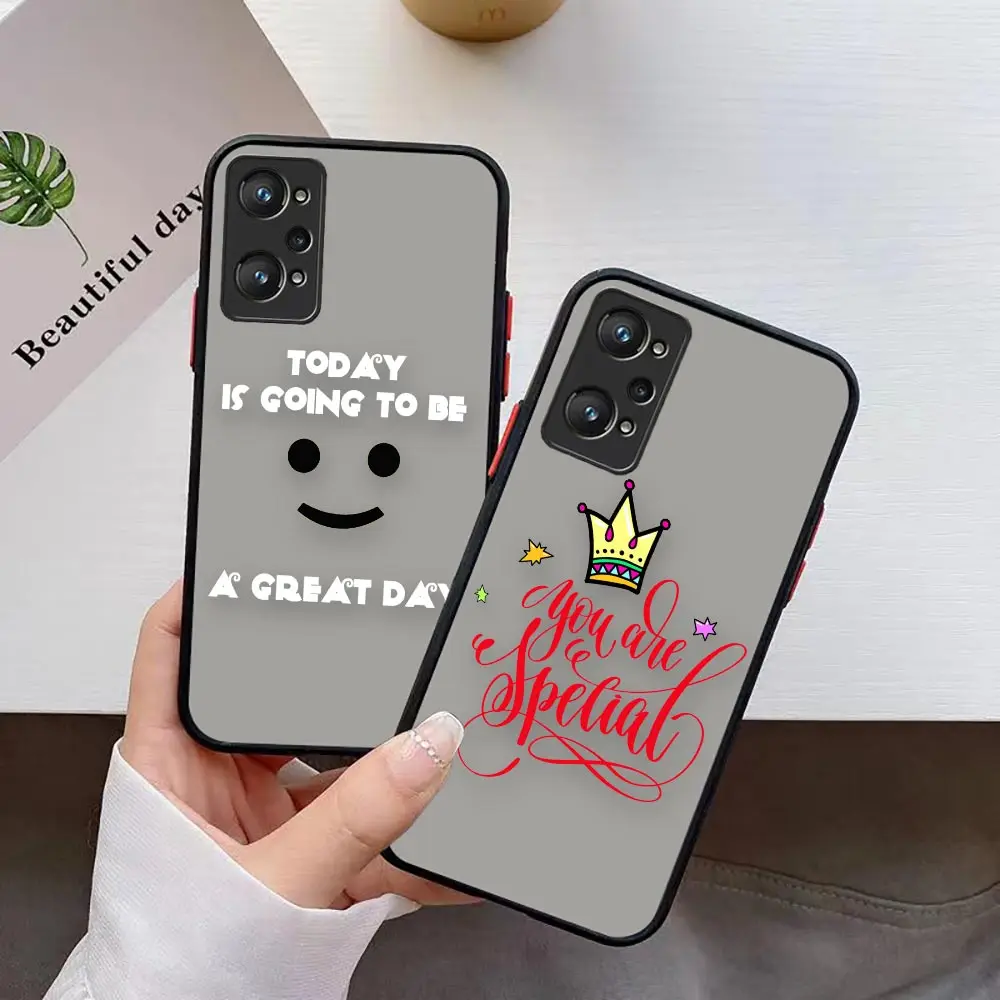 

Enjoy Your Special Day Shockproof Case For Realme 3 5 6 7 7I 8 8I 9 10 GT MASTER NEO2 X7 XT PRO 5G PLUS Case Funda Coque Capa
