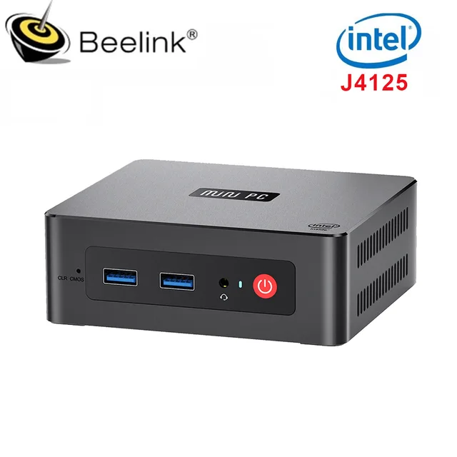 Beelink Mini S GK MINI Intel Celeron N5095/J4125 Mini S12 N95 Windows 11 MINI PC 8GB 128GB/256GB WIFI5 Game Computer VS GK3 Pro 2