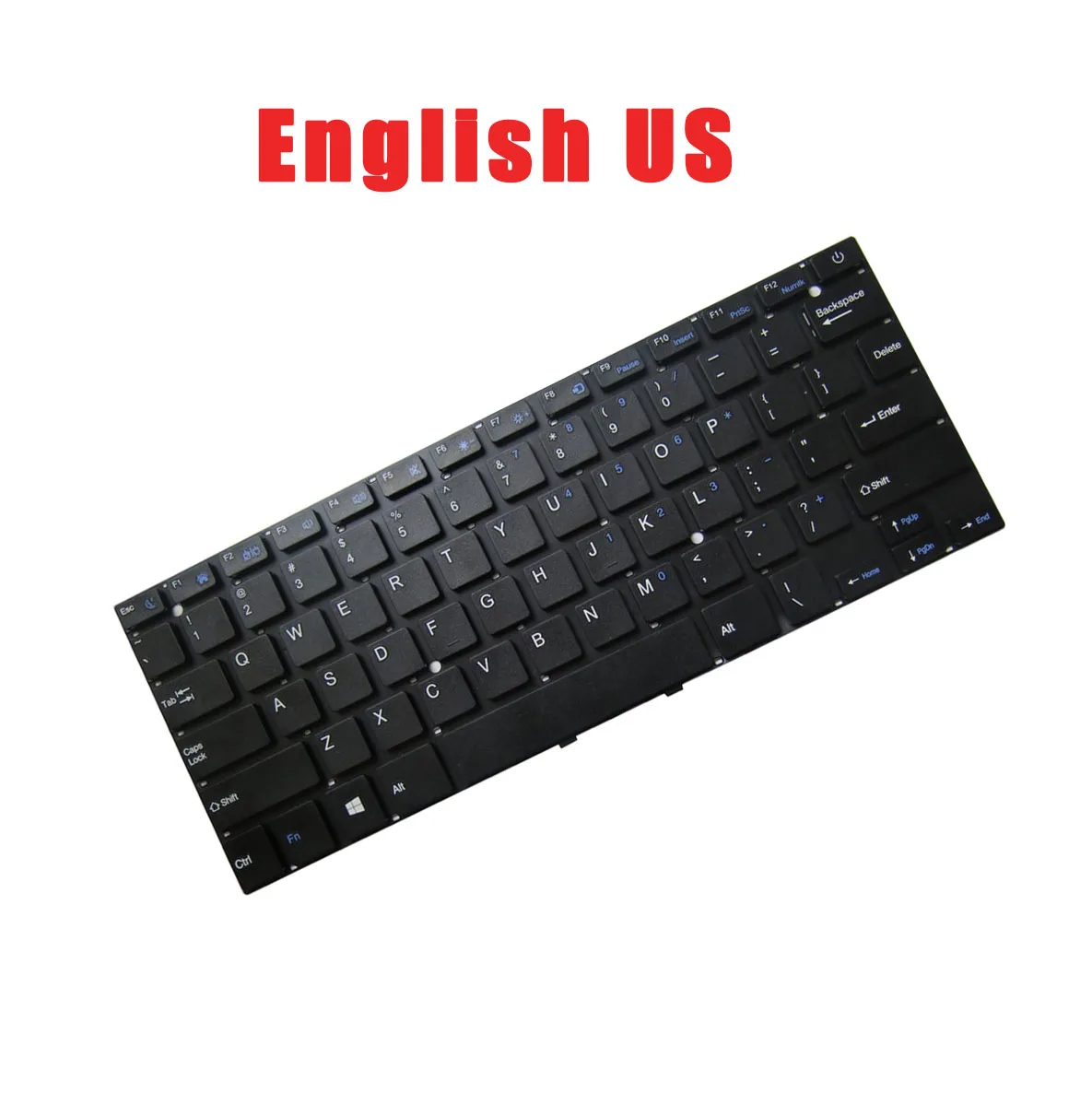 Клавиатура для ноутбука Mecer для Xpression CG14D15 для MyOffice CG14D15 + английская, США, без рамки, черная, новая (art.: 3920d28690aba) - 3920d28690aba