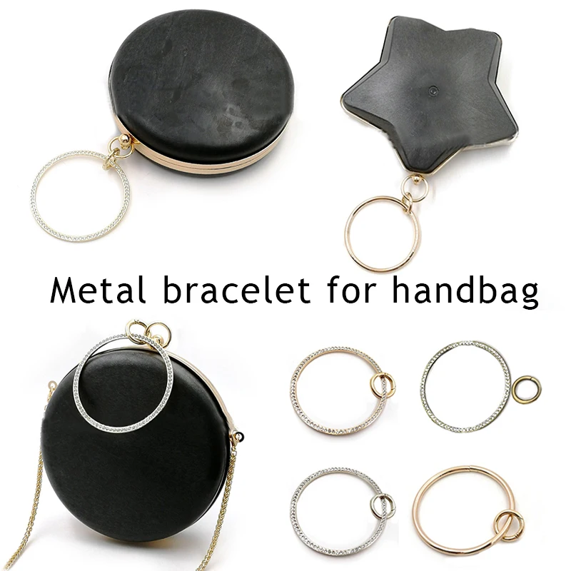 

1Pc Deepeel Metal Bag Handles Sewing Brackets Purse Frame Bag Handles DIY Handmade For Making Handbag Hardware Bag Accessories