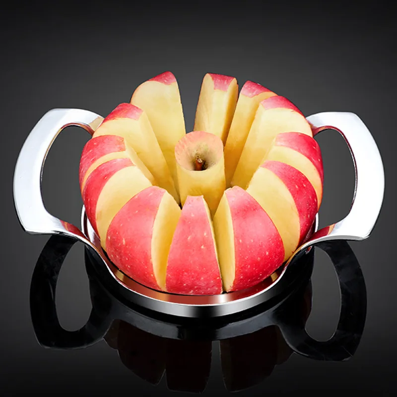 

304 Stainless Steel Cut Apple Kitchen Utensils Cut Fruit Thickened Large Fruit Knife Zinc Alloy Fruit Quick Core Removal Tool