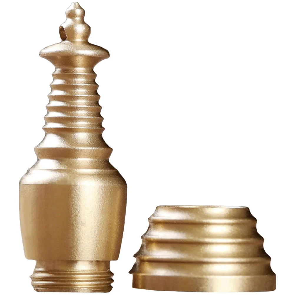 

Making Jewelry Charms Charmnecklace Pendant Tower Pendants Necklaces Zen Pagoda Buddhism Brass Meditation Stupa Bottle Empty