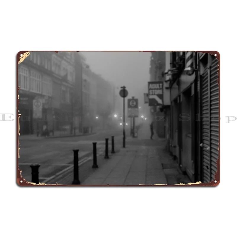 

Fog Days Metal Sign Create Custom Cave Cinema Rusty Tin Sign Poster