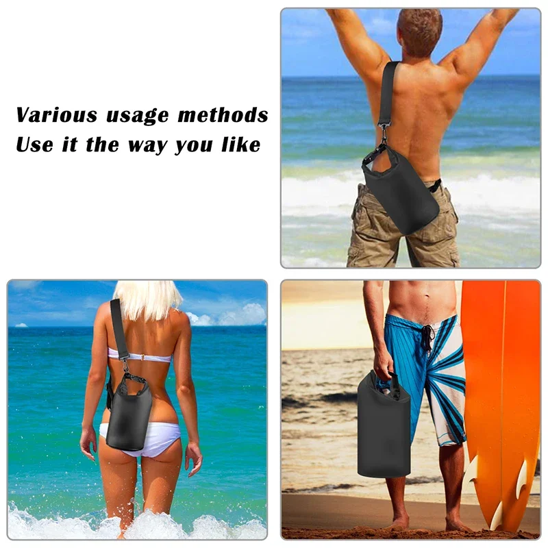 Водонепроницаемая сухая сумка HAISSKY 3L PVCH на плечо для плавания рафтинга каякинга