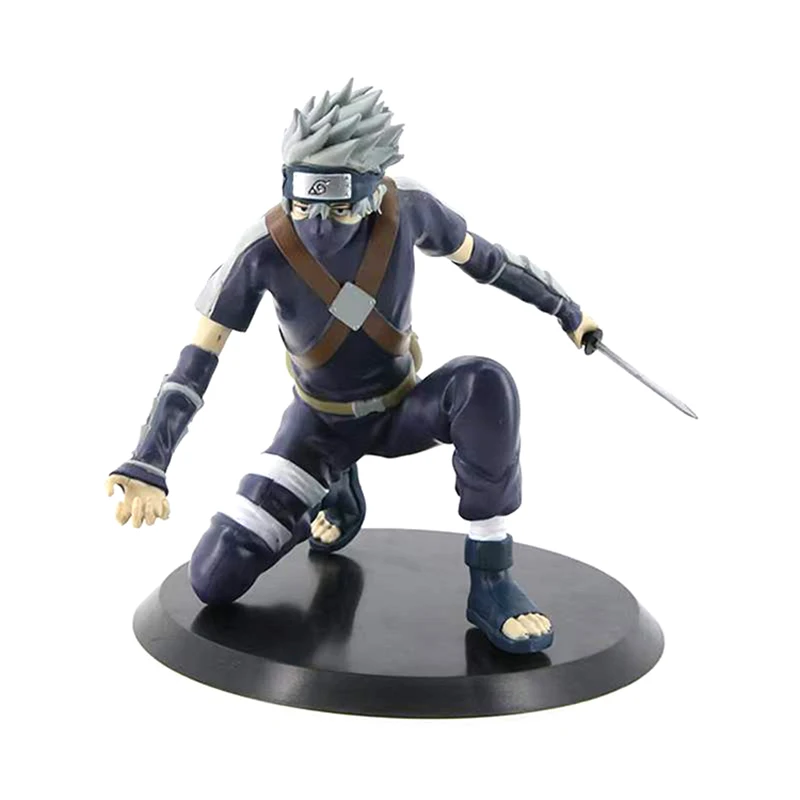 

Naruto Shippuden GK Shadow Hatake Kakashi Anime Action Figure Model Assassinate 15CM PVC Statue Collectible Toys For Kids Figma