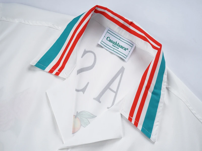 Castle Floral Print Casablanca Mesh Shortpant Short Set Thin Silk Fabric Men Women High Quality Hawaii Beach Seaside Surf Suit