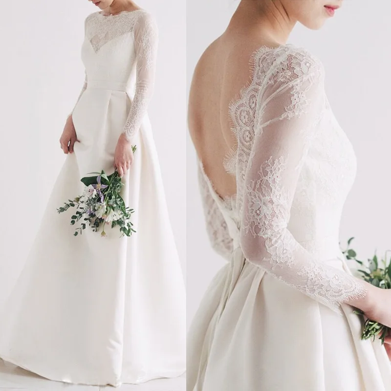 

Французское винтажное атласное свадебное платье 2023