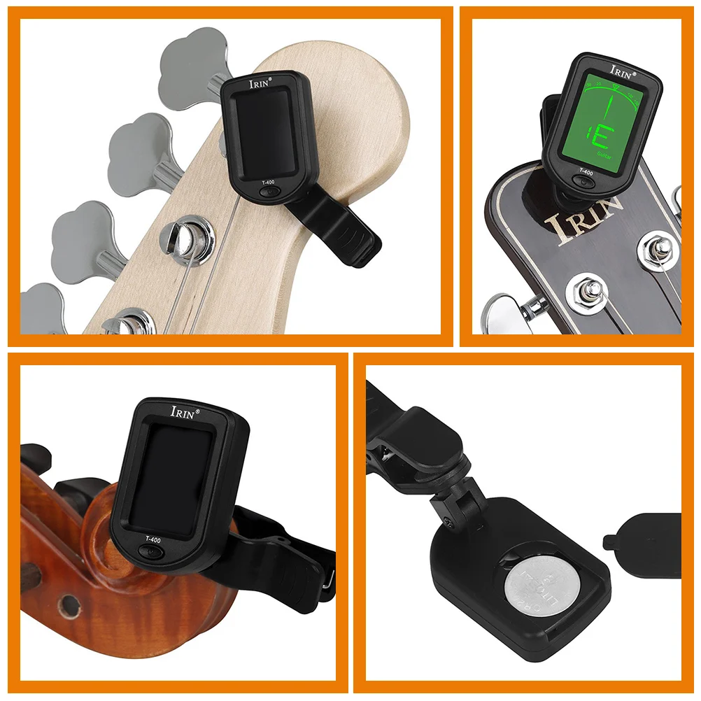 Гитарный тюнер укулеле акустический бас мини-клипса на аксессуарах классические