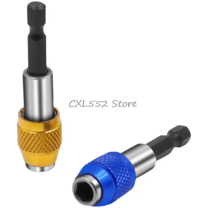 

1Pc Hexagon Handle Quick Release Self-locking Extension Rod 60mm Long Quick Conversion Screwdriver Extension Rod Color Random