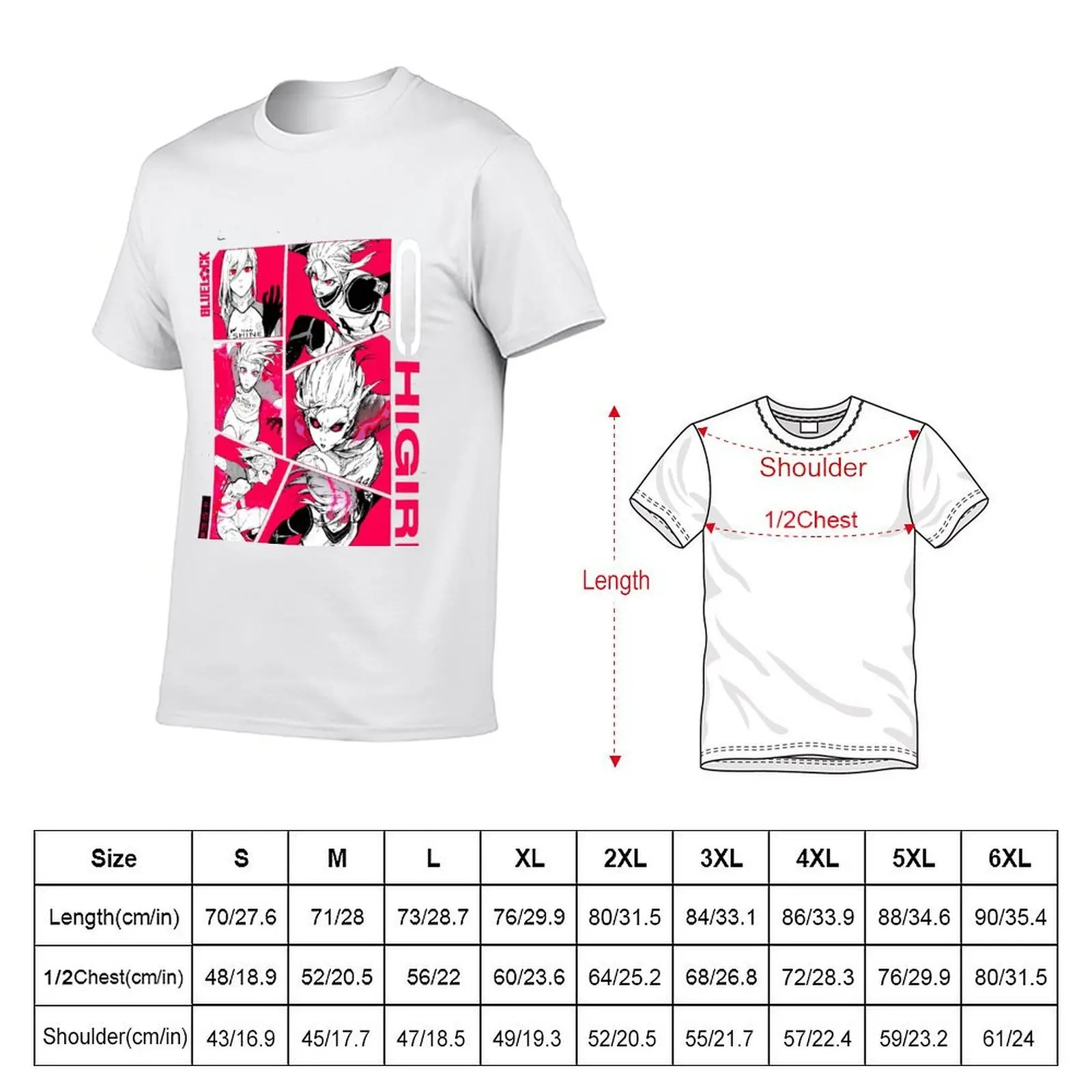 Фото Футболка Hyoma Chigiri Art T-Shirt Work Basic с короткими рукавами №2