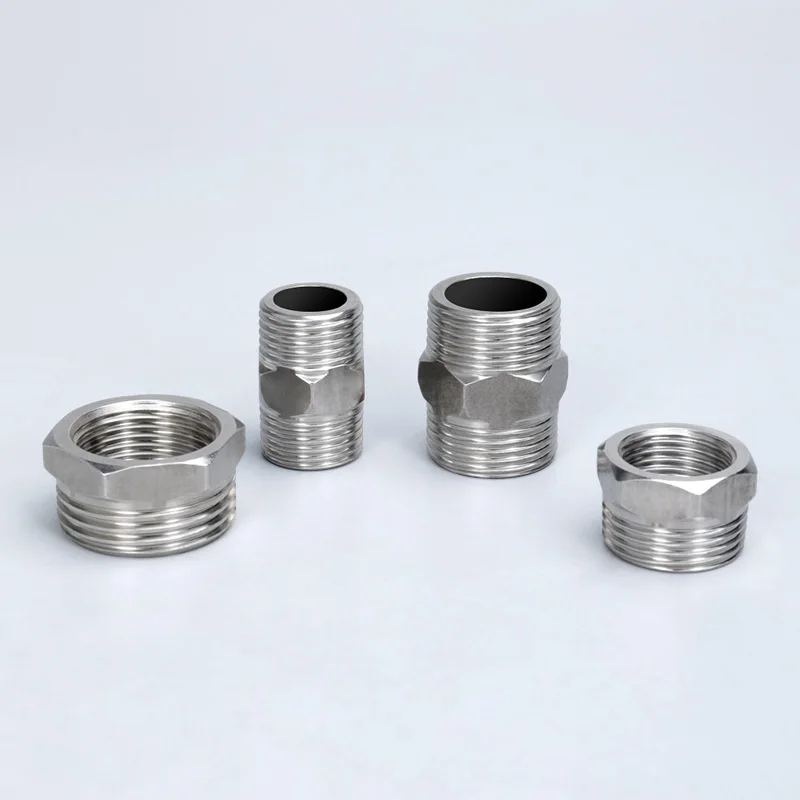 

1/2" 3/4" 1" NPT Male Threaded Reducing Copper Water Gas Adapter Coupler Connector 304 Stainless Steel Pipe Fitting