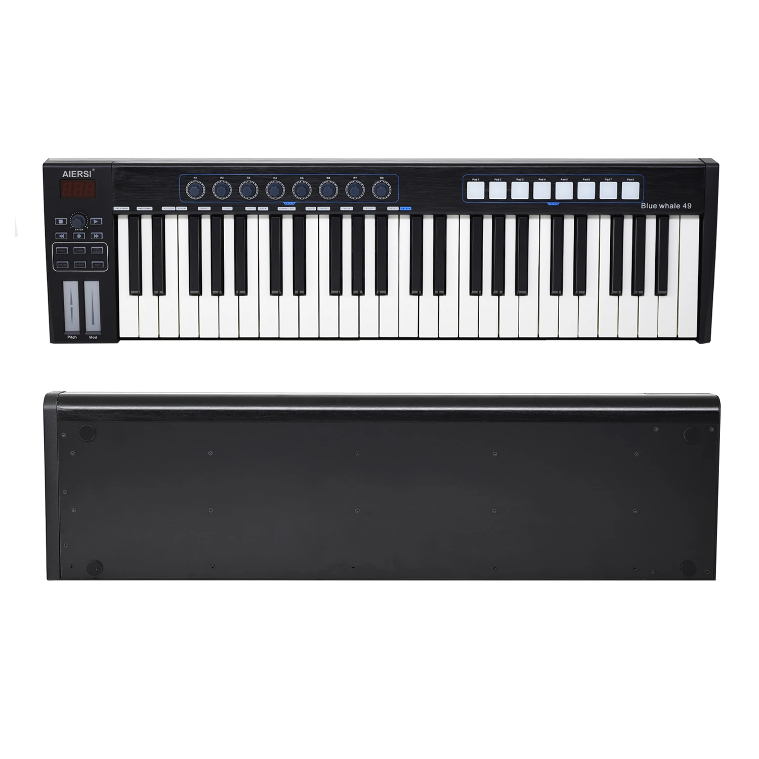 Aiersi brand USB MIDI pad controller mini piano keyboard 49 