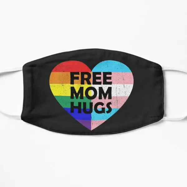 

Free Mom Hugs Flat Printing Face Mask Washable Cartoon Cosplay Pattern Mouth Anti Dust Cotton Accessories Breath Fashion Sport