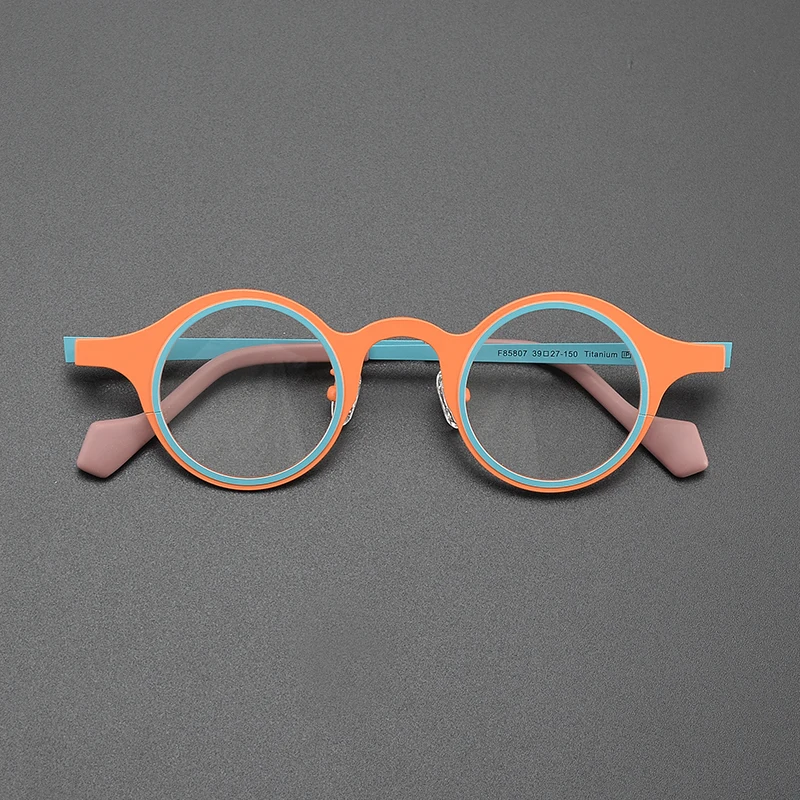 Разноцветные модные ультра-технические титановые оправы для очков литературная