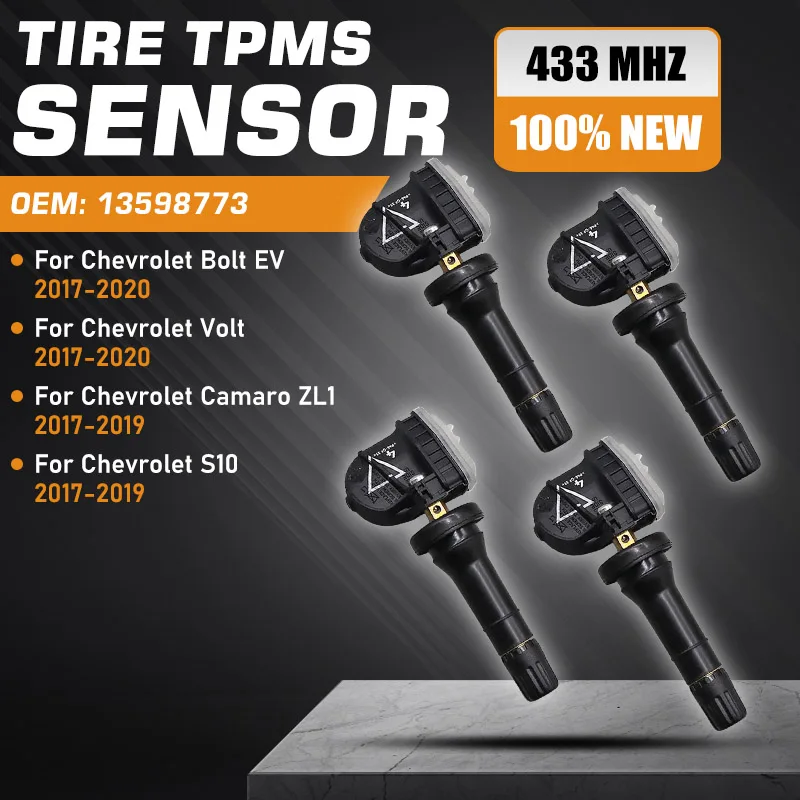 

Датчик контроля давления в шинах TPMS для Chevrolet Bolt EV Chevrolet Volt 2017-2020 Chevrolet Camaro ZL1 Chevrolet S10 2017-2019
