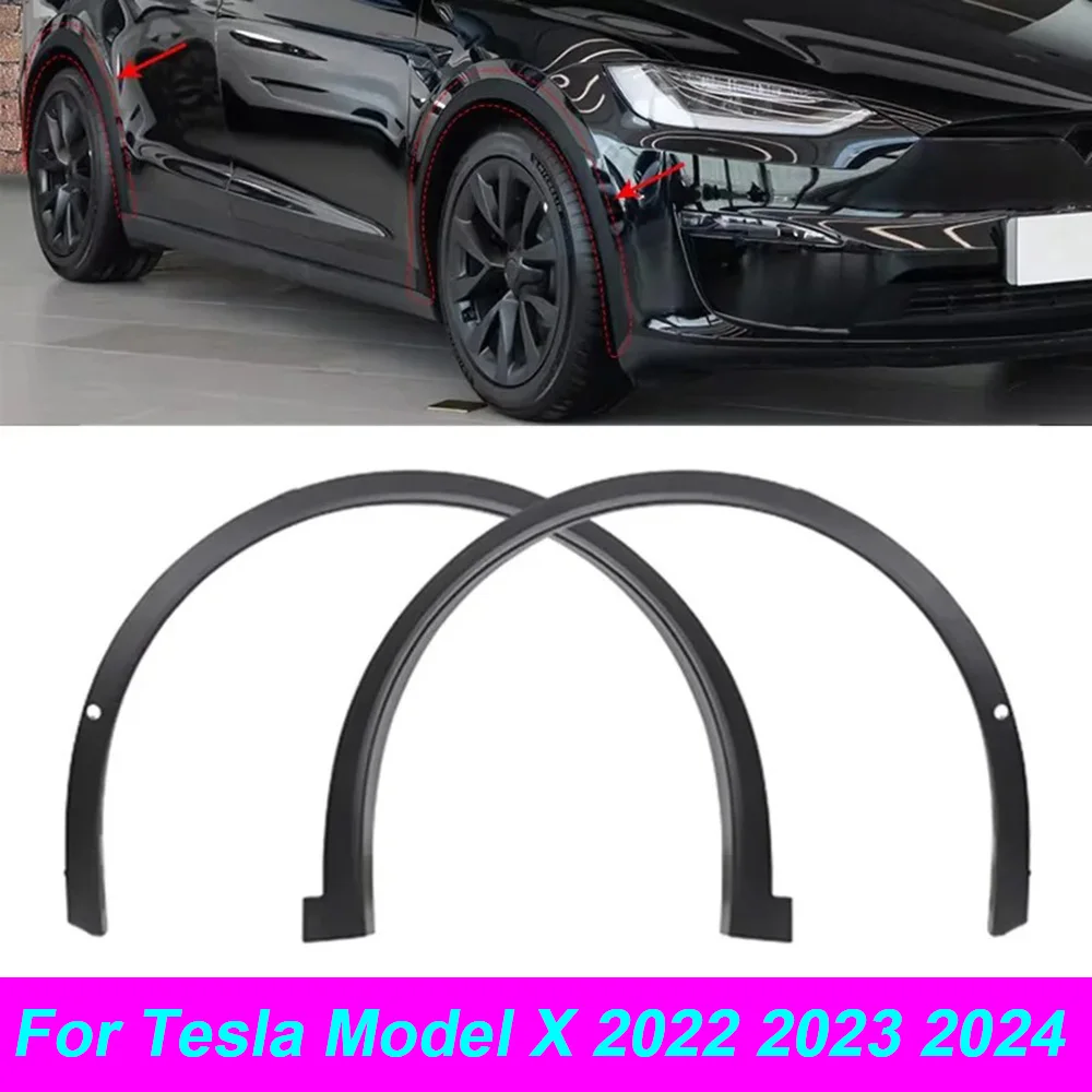 1 шт. для Tesla Model X 2016-2024: Брызговик, защита от брызг, накладка на колесную арку, молдинг крыла, внешние аксессуары (art.: 3920da08ba87d) - 3920da08ba87d