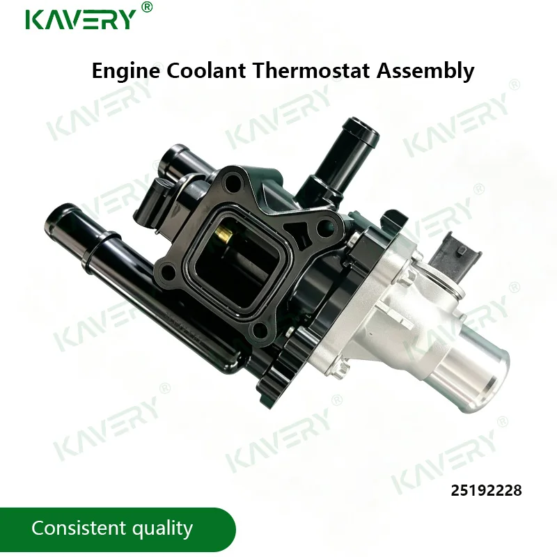 Фото KAVERY 1 шт. Термостат охлаждающей жидкости двигателя в сборе для Chevrolet Cruze Sonic Aveo Astra Zafira Signum 25192228 96984104 96984103 №2