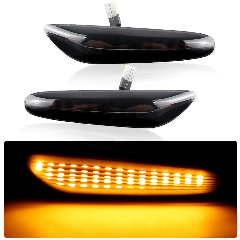 

Комплект Из 2 Светодиодных Боковых Габаритных Фонарей-поворотников Для BMW X3 E83 2004-2010, E82, E81, E88, E90, E91, E92, E93