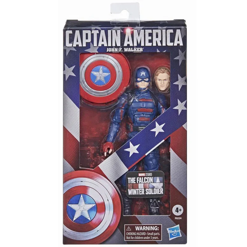

Marvel Legends Captain America 6-Inch (John F. Walker) [The Falcon and The Winter Soldier] Action Figure Collectible Toy