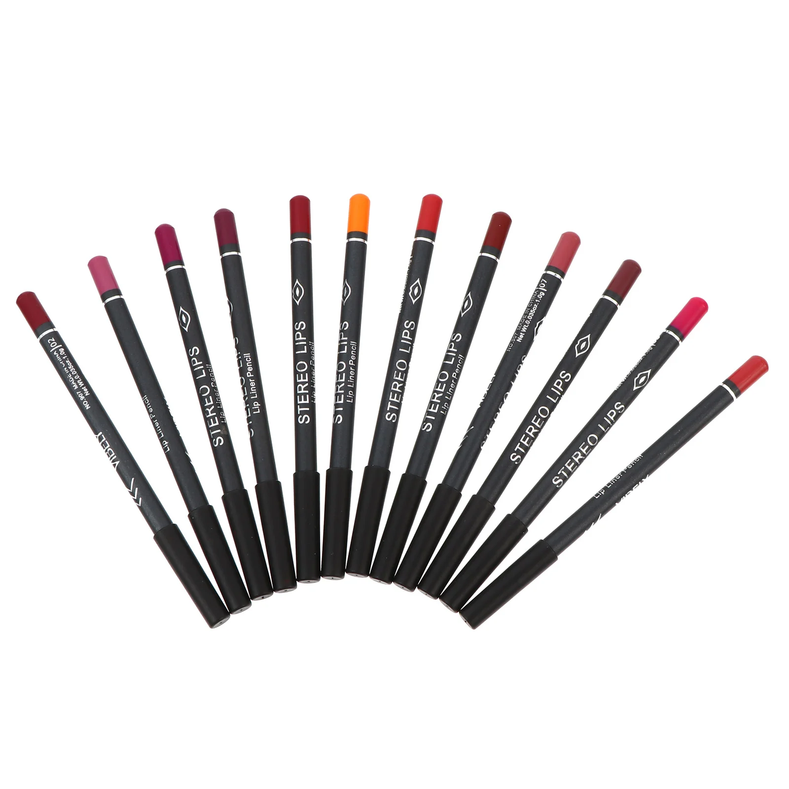 

12PCS Clear Lip Liner Eyeliner Pen Lip Liner Set Matte Lip Liner Makeup Lip Liner Professional Lip Liner