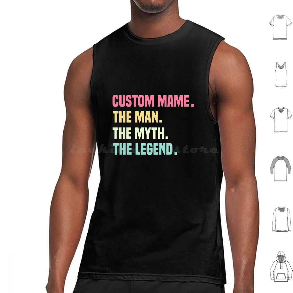 

Custom Mame The Man The Myth The Legend-Customized The Man The Myth The Legend Personalized-Christmas Day Gift-Dad Gift Custom