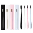 V-образная щетка для чистки басов зубная щетка с v-образной отделкой Ортодонтическая зубная щетка Teethbrush для брекетов и ортодонтиков маленькая головка